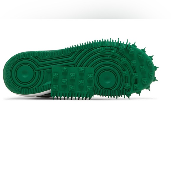 Off-White x Air Force 1 Mid SP Leather 'Pine Green' - Picture 4 of 6